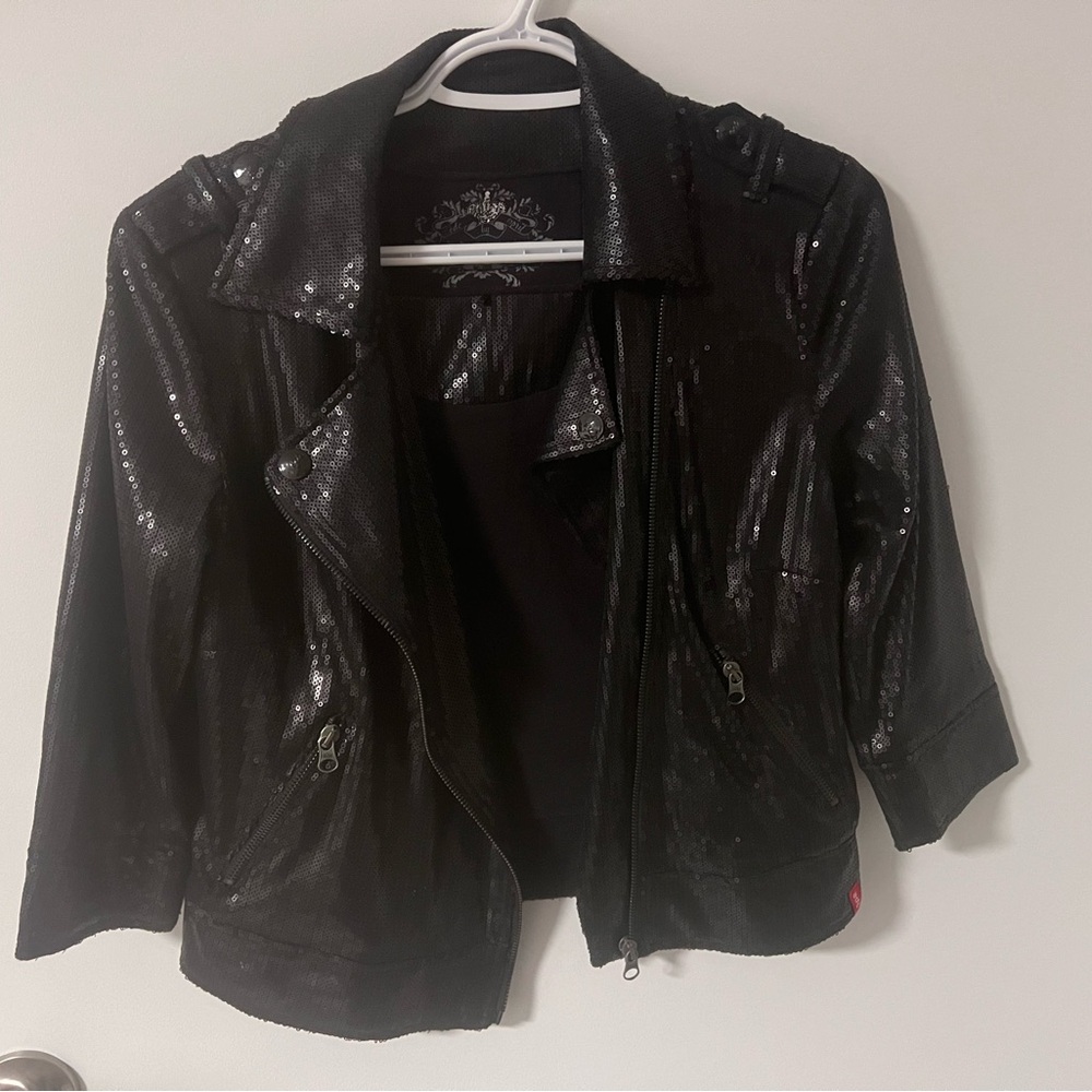 Esprit Black Sequin Jacket